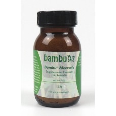 Bambu® Meersalz 2x gebrannt - feinkristallin - Glas, 125 g