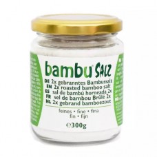 Bambu® Meersalz 2x gebrannt - feinkristallin - Glas, 300 g